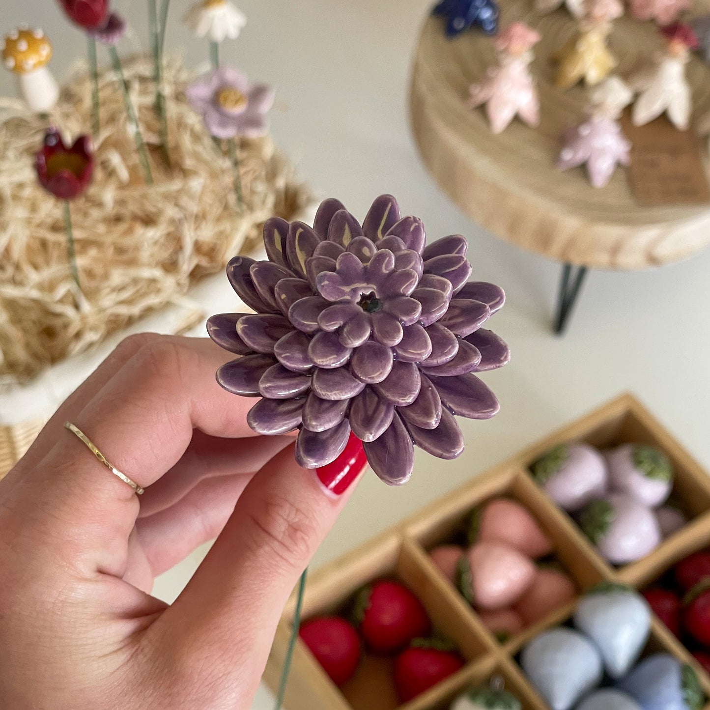 Dahlie – Keramikblume
