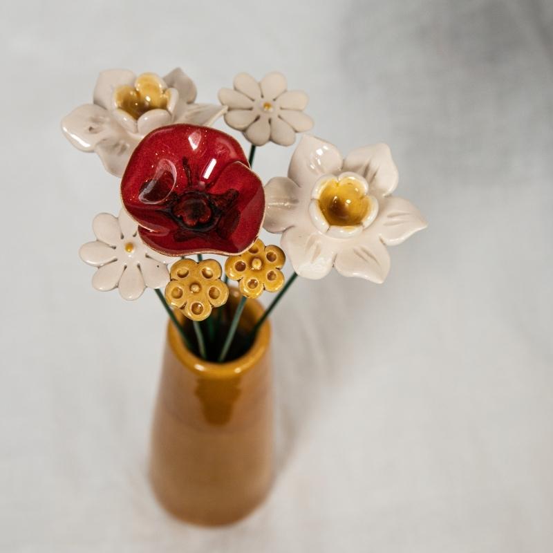 Vergissmeinnicht – Keramikblume