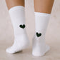 Socken Herz schwarz