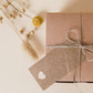 Kerze im Keramikbecher + Geschenkbox - Lavendel