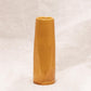 Handgemachte Keramik Vase schmal ocker