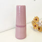 Handgemachte Keramik Vase schmal rosa