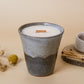 Kerze im Keramikbecher + Geschenkbox - Litsea Cubeba