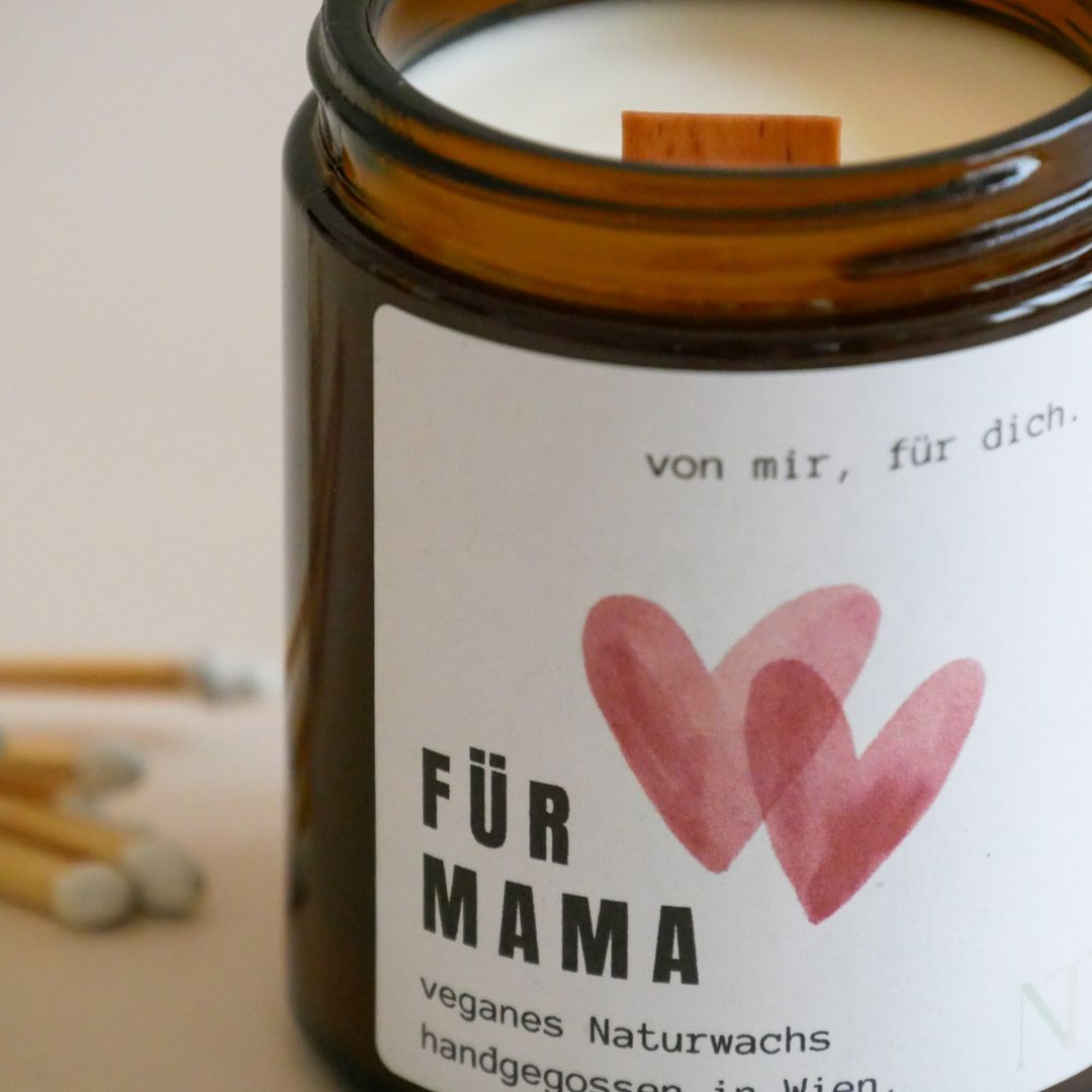 Für Mama Duftkerze + Box