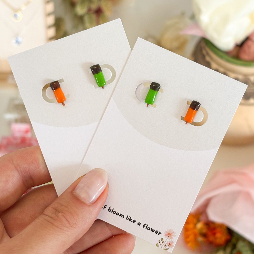 Eis Ohrringe Stecker (Aktuelle Produktionszeit 7 Werktage!)