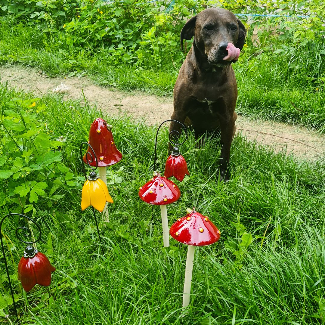 Outdoor Keramik Pilz