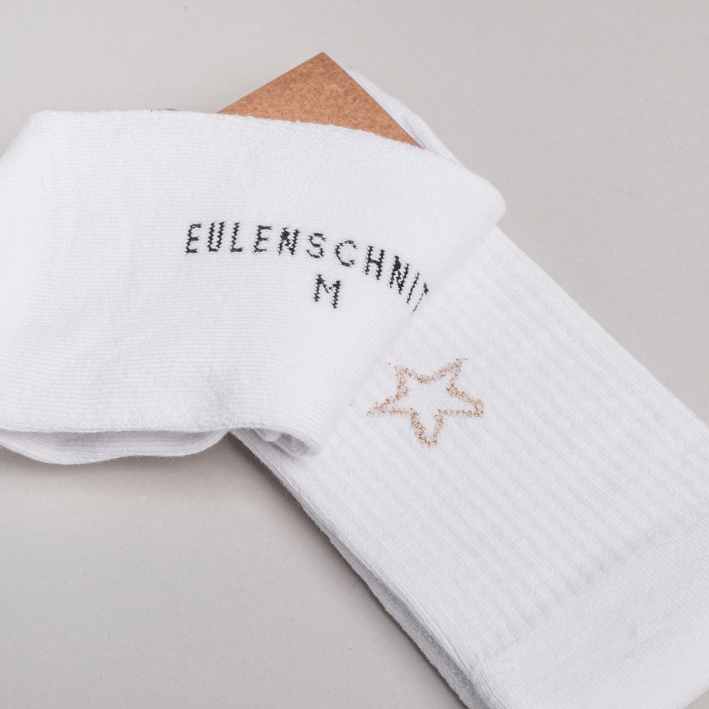 Socken weiß Stern
