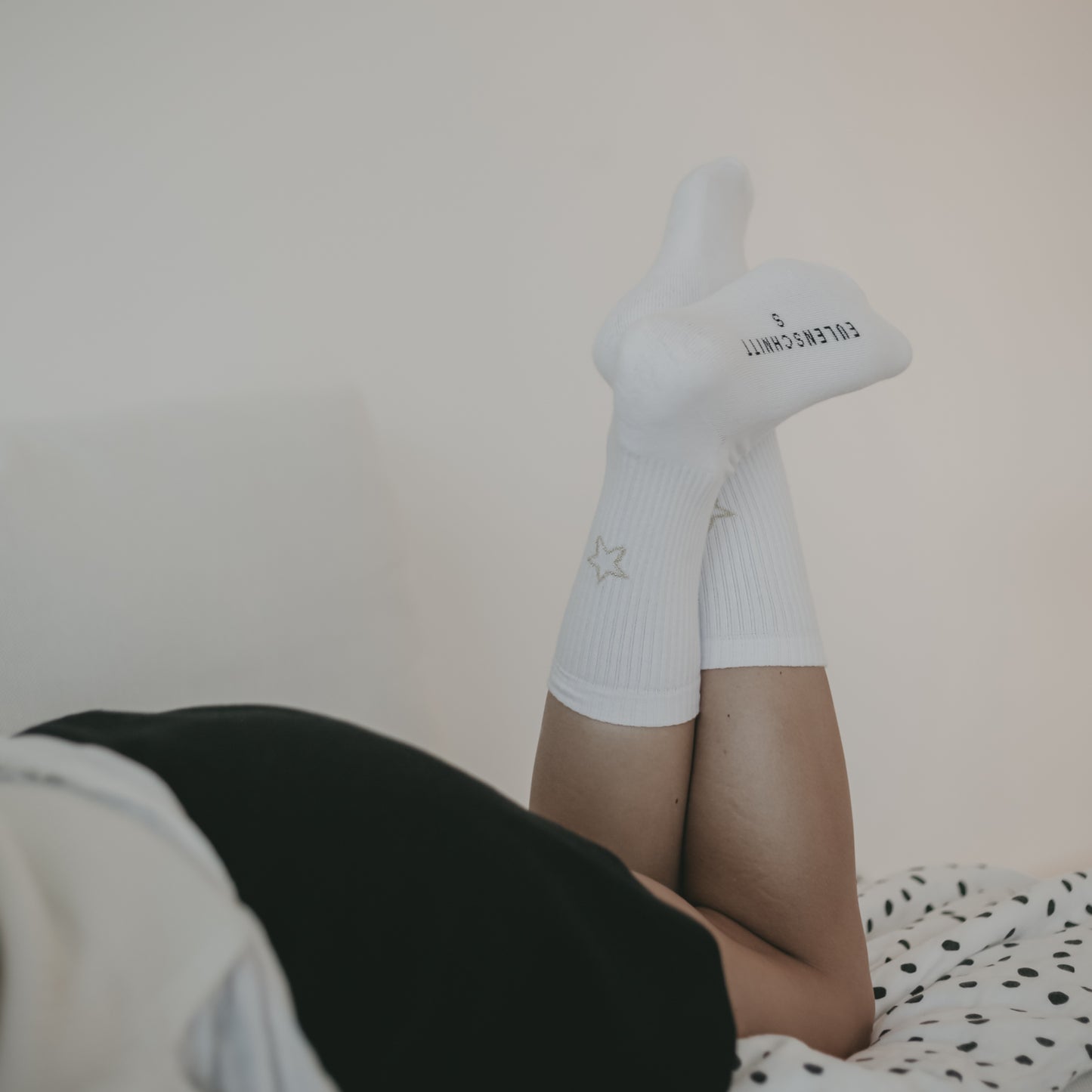 Socken weiß Stern