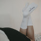 Socken weiß Stern