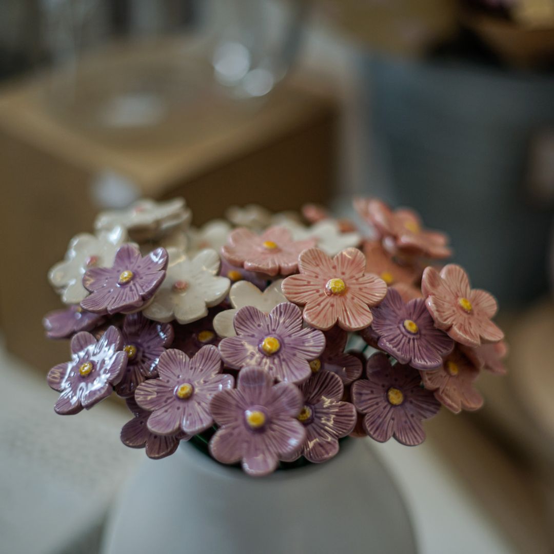 Veilchen – Keramikblume