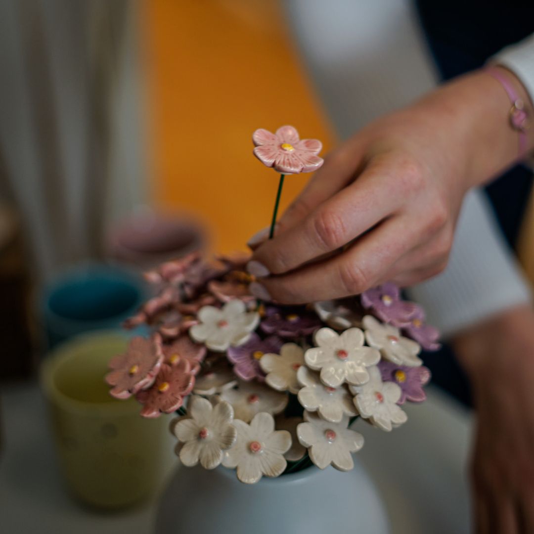 Veilchen – Keramikblume