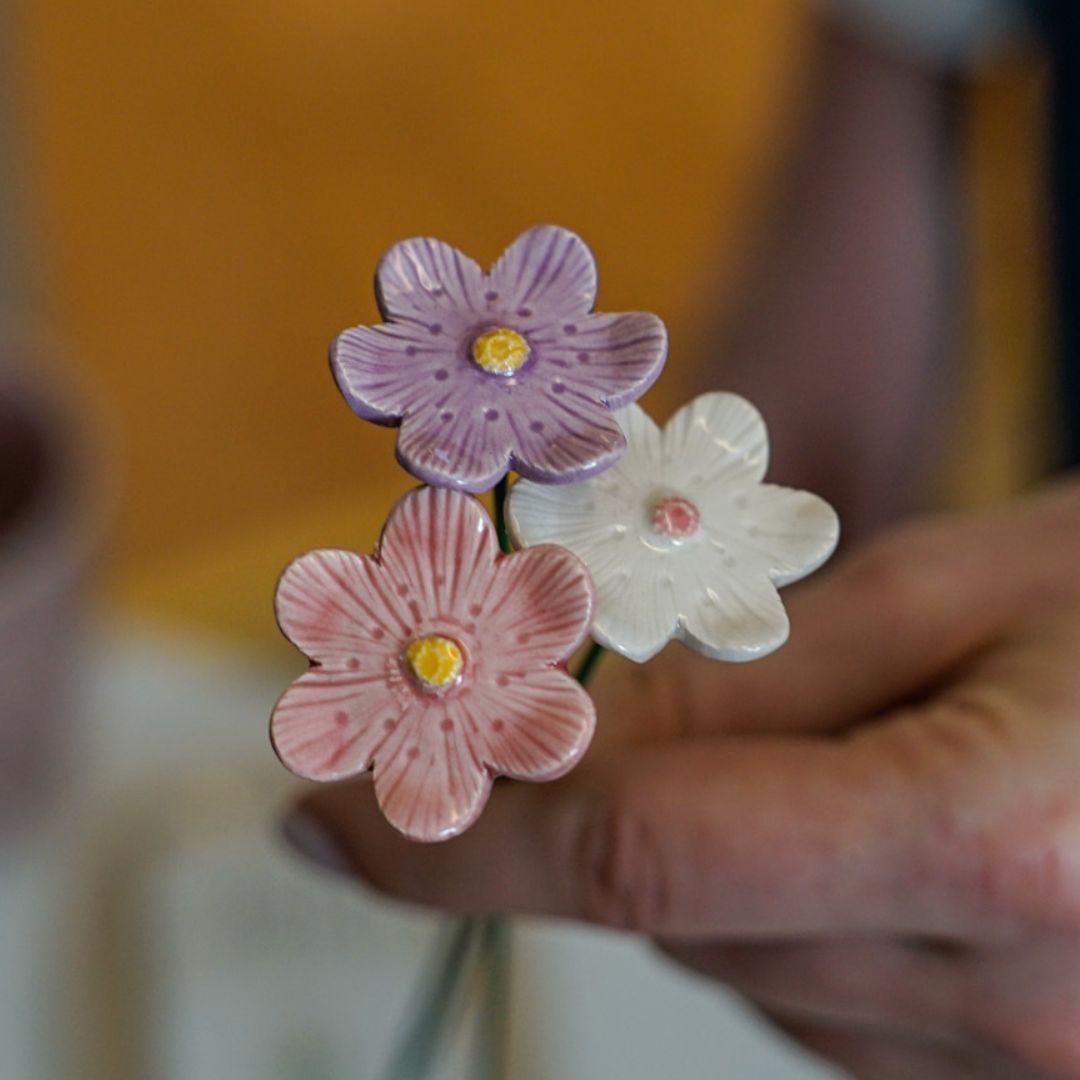 Veilchen – Keramikblume