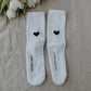 Socken Herz schwarz