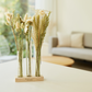 Trockenblumen Geschenkbox mit Vasen Nora - Natur