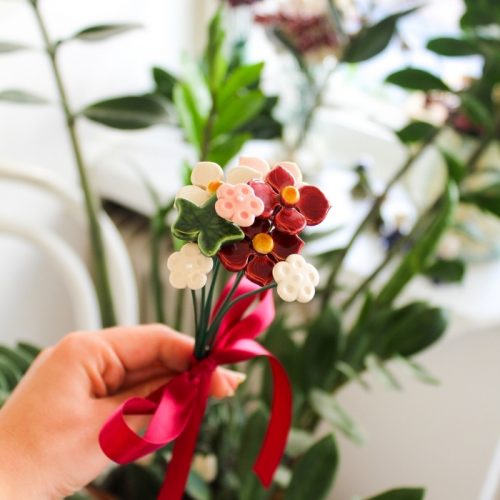 keramik blumen in der Nähe von der mariahilferstraße