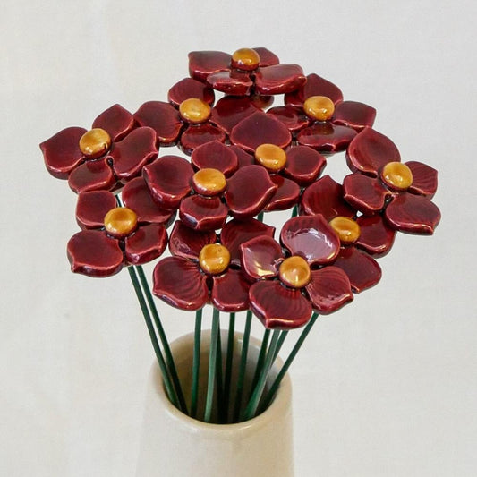 Hortensie groß – Keramikblume