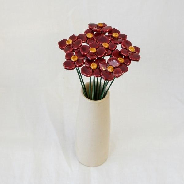 Hortensie groß – Keramikblume