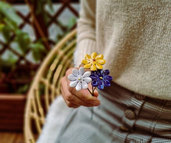 Schön, dass du da bist Blumenstrauß