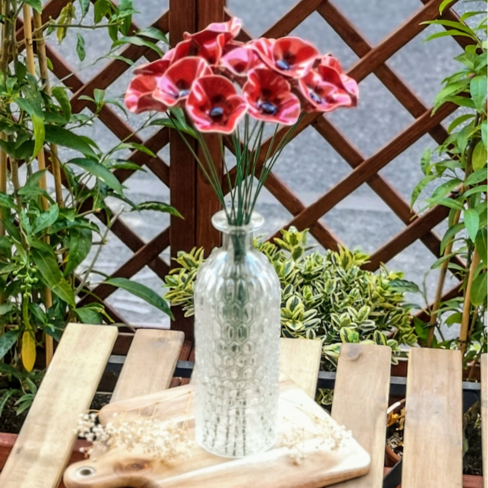 Mohnblume groß – Keramikblume