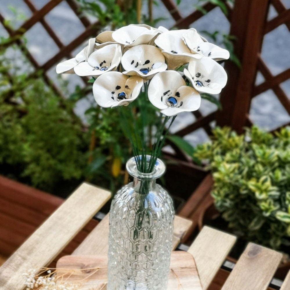 Mohnblume groß – Keramikblume