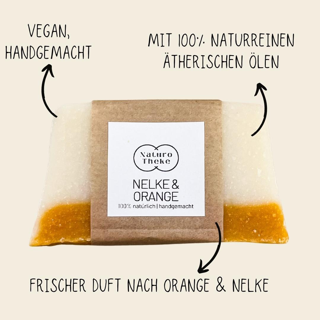 Winterseifen vegan (Nelke Orange + Mandarine)