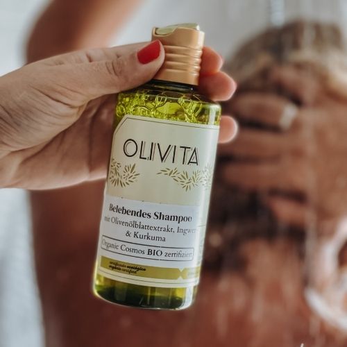 Shampoo mit Ingwer und Kurkuma